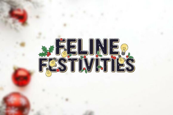 Download Festive Feline Fun Celebrating Holidays - Premium Bundle