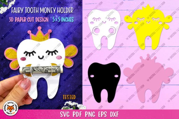 Download Tooth Fairy Money Card Holder SVG - Money card holder svg Collection