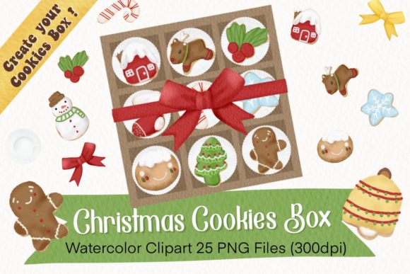 Download DIY Christmas Cookies Box Clipart , Png - Diy christmas Collection